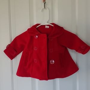 Red Dress coat 12 Months